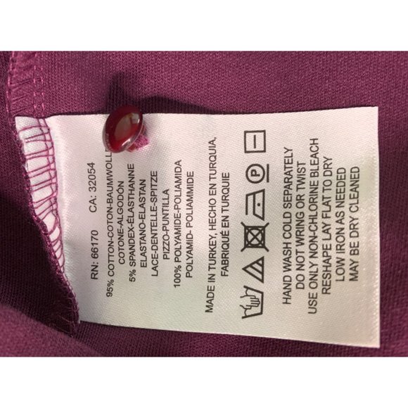 NWT Free People Beaumont Muse Lace Detail Dress Sz S Plum Mock Neck Ruffle 6503 - Picture 9 of 11